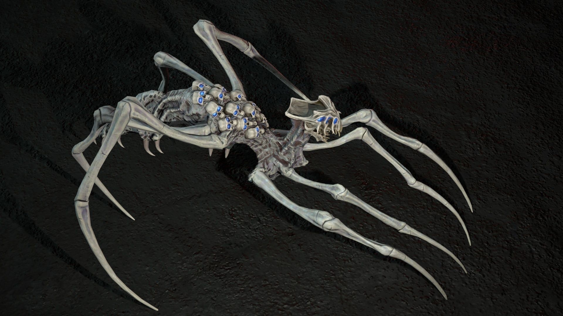 Undeath Spider 1 Low-poly 3D model_17