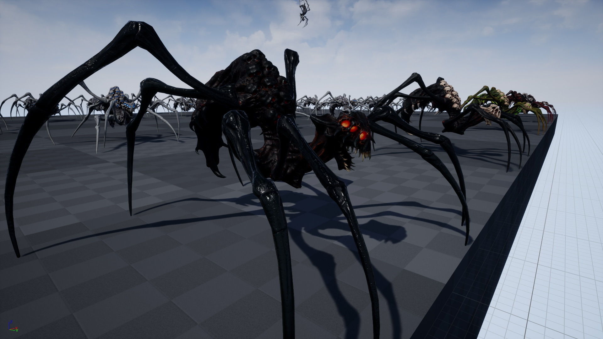 Undeath Spider 1 Low-poly 3D model_26