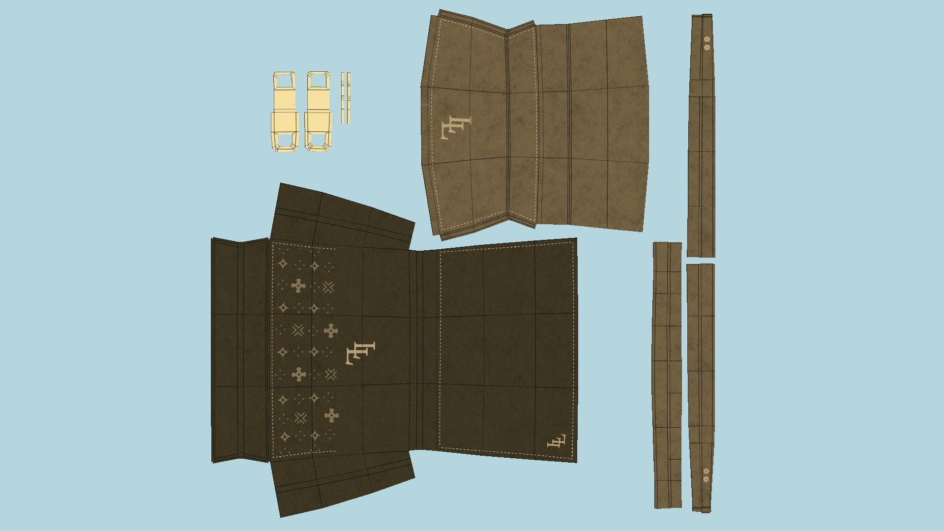 10 Female Bag Collection - Character Fashion Design _52