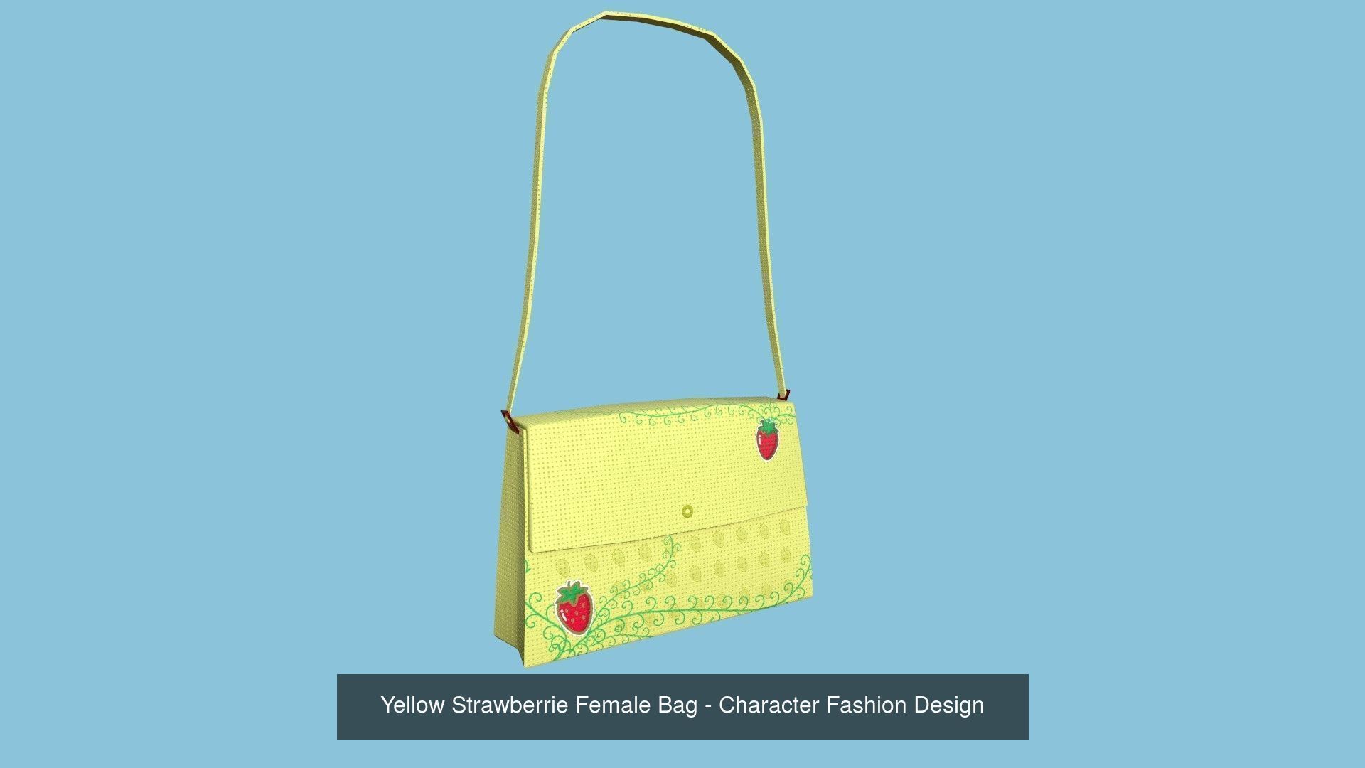 10 Female Bag Collection - Character Fashion Design _10