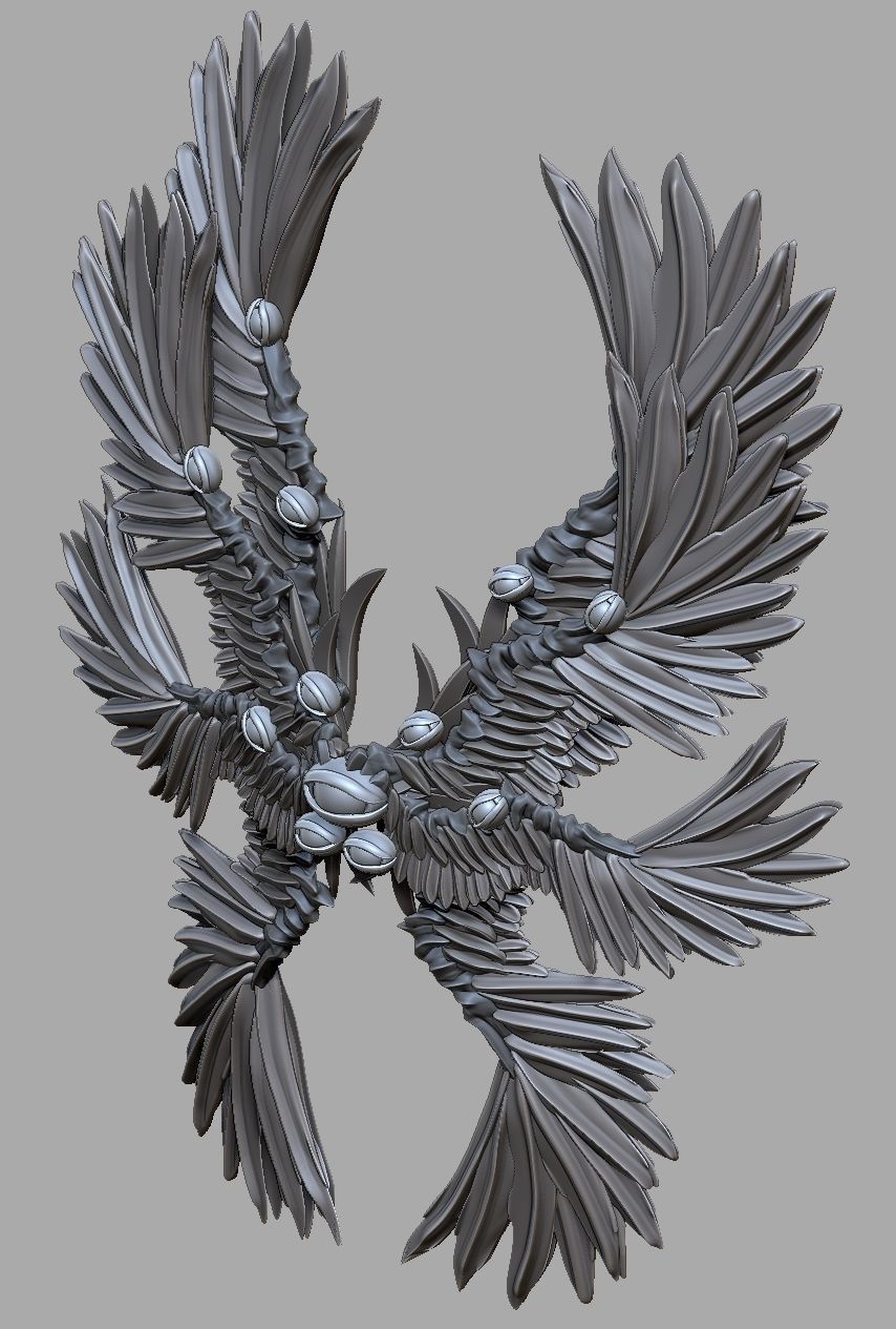 Seraphim -Accurate Biblical angel- 3D print model_2