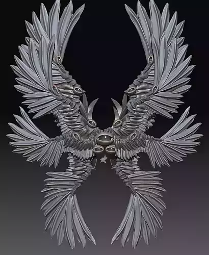 Seraphim -Accurate Biblical angel- 3D print model