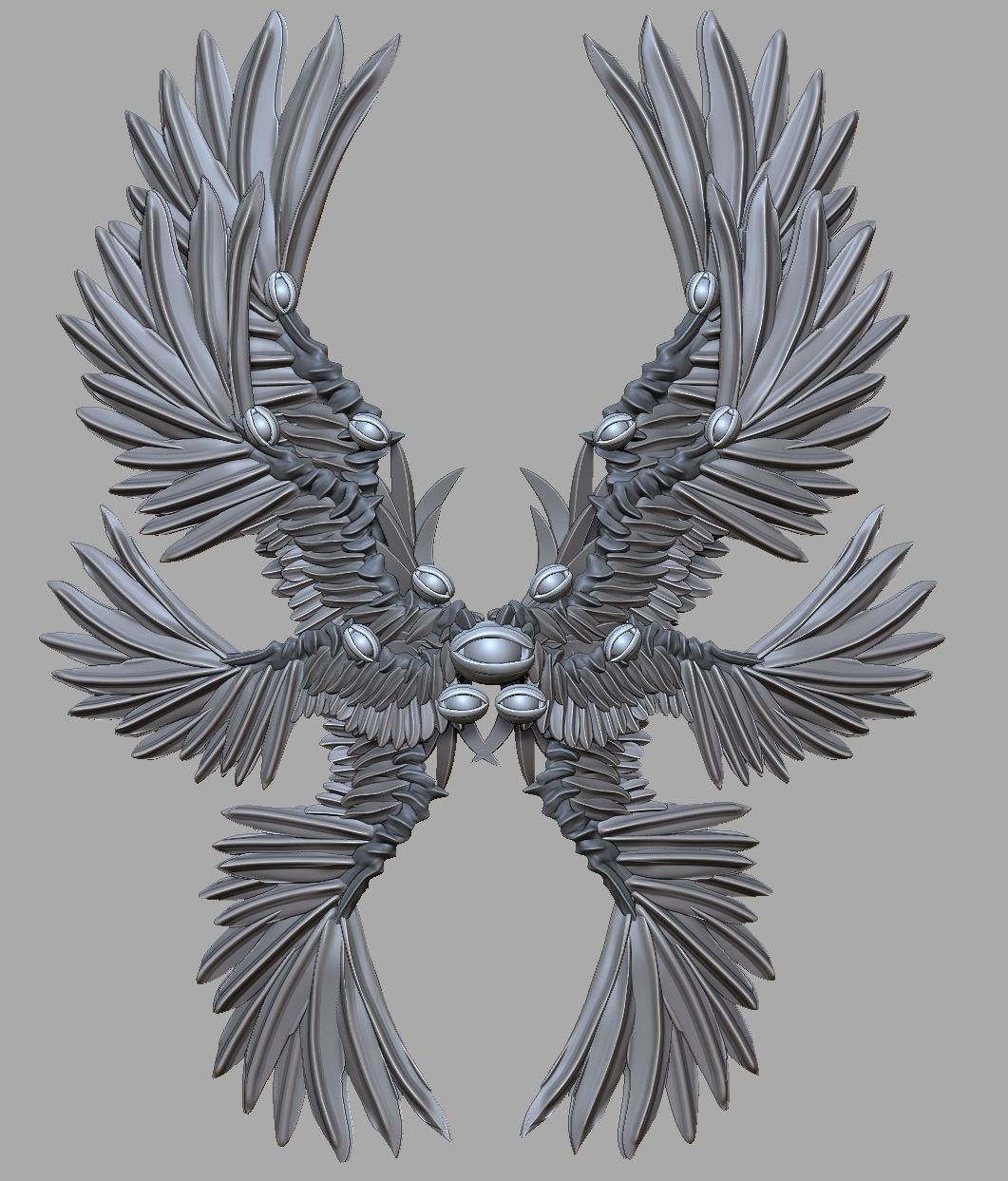 Seraphim -Accurate Biblical angel- 3D print model_1