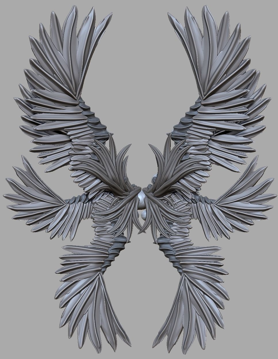Seraphim -Accurate Biblical angel- 3D print model_3