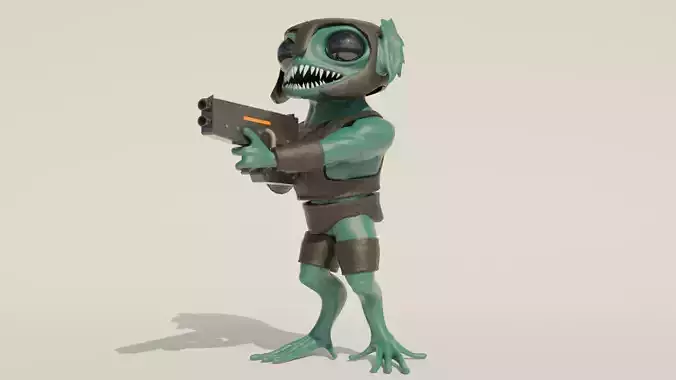 Alien Soldier 3D model