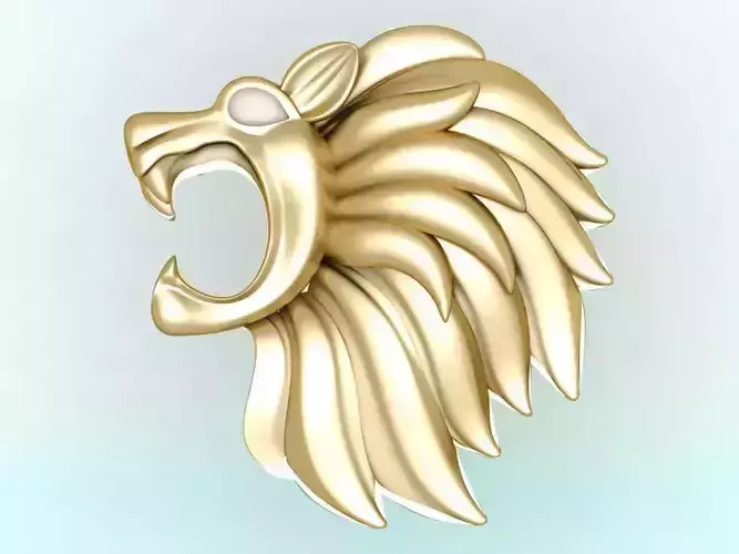 The lions face for jewelry