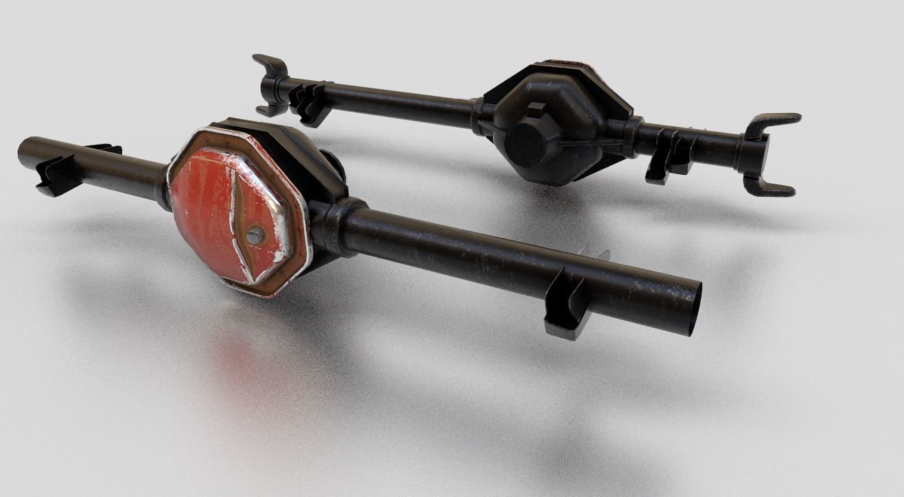 SOLID AXLES 3D CGTrader