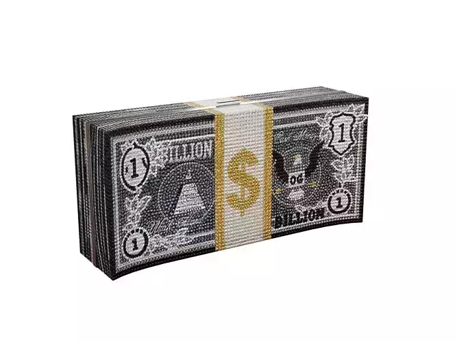 Stack of Cash Billions Clutch Bag