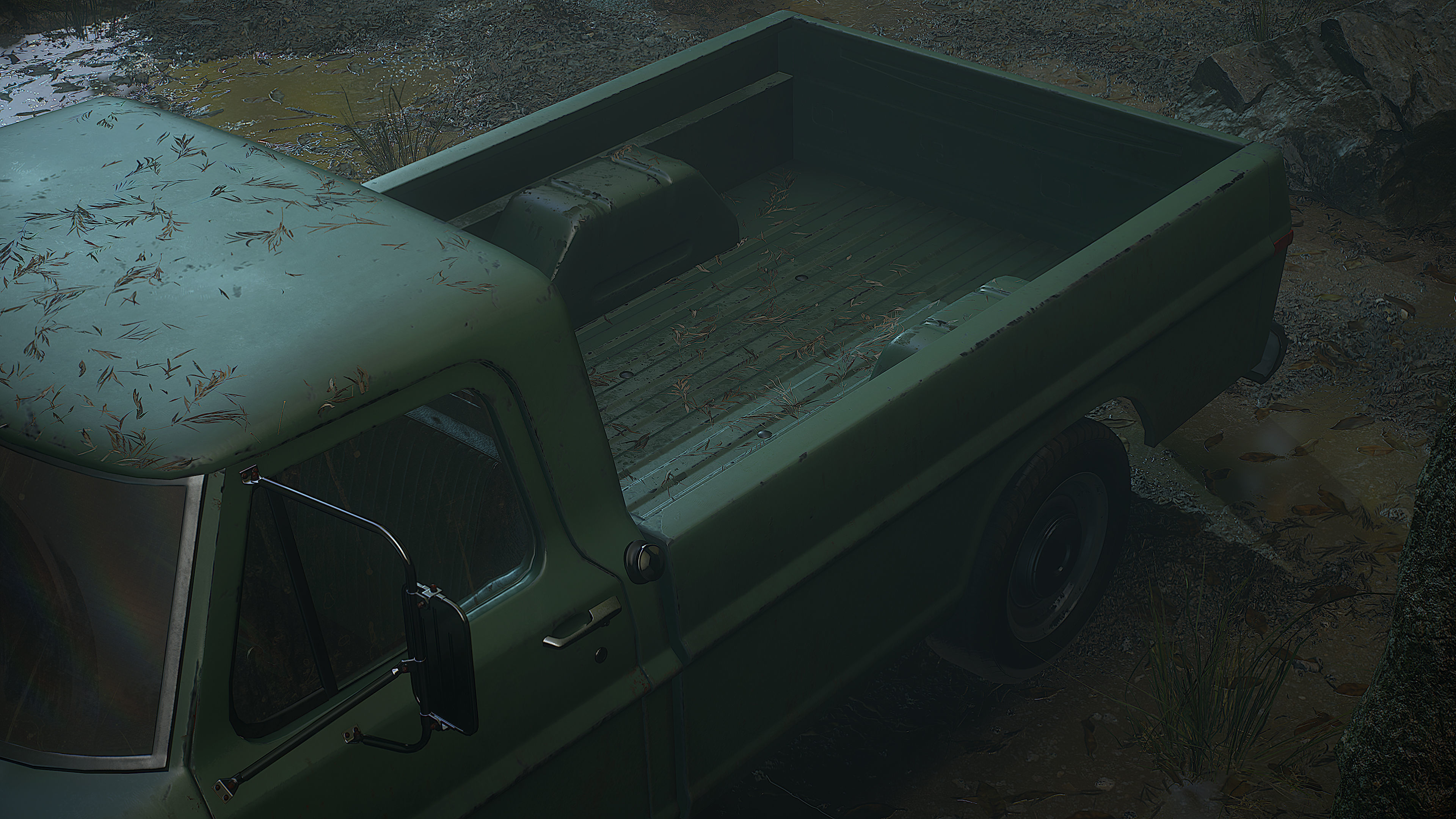 Ford Pickup F100  Low-poly 3D model_8