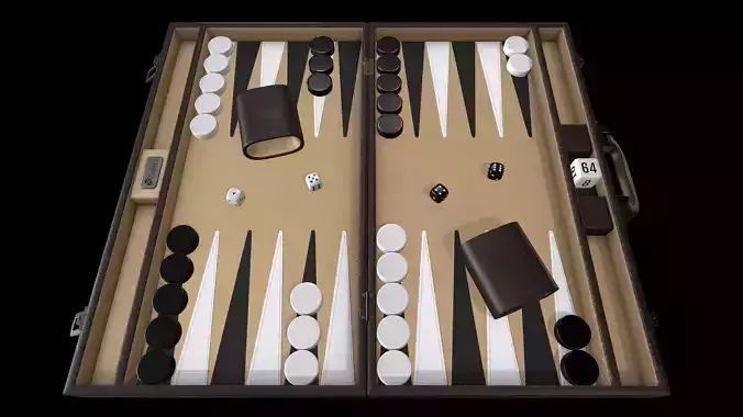 Backgammon board game
