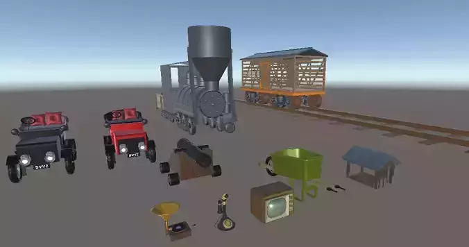 90s classic decoration object package 