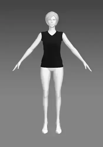 Woman Clothing A-Pose 315
