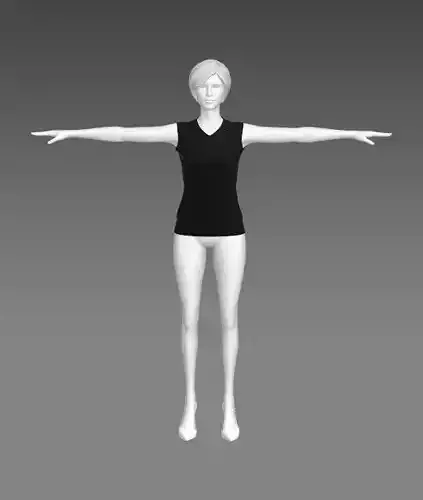 Woman Clothing T-Pose 315