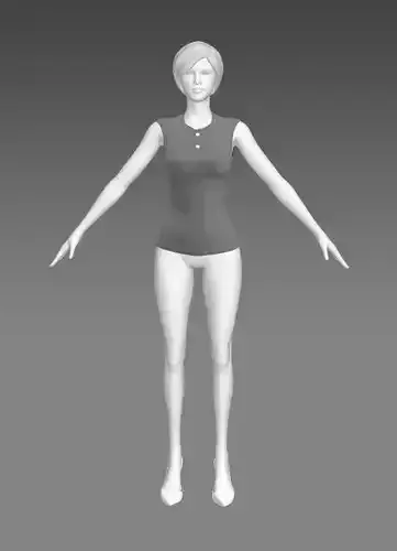 Woman Clothing A-Pose 322