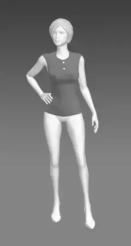 Woman Clothing Pose 323