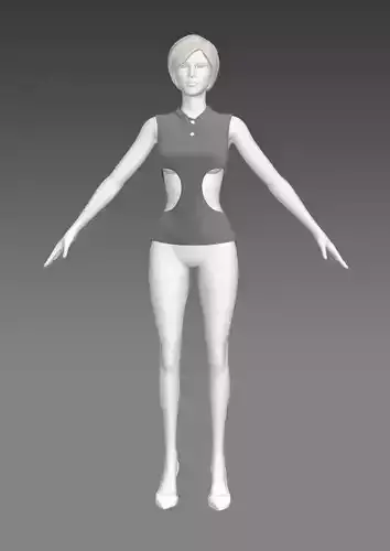 Woman Clothing A-Pose 325
