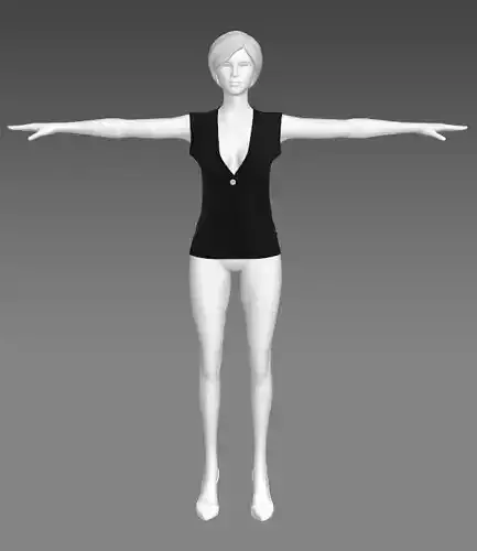 Woman Clothing T-Pose 327