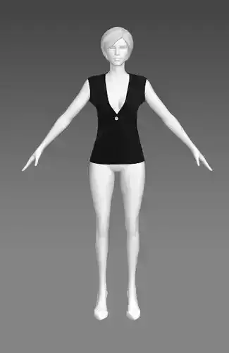 Woman Clothing A-Pose 328