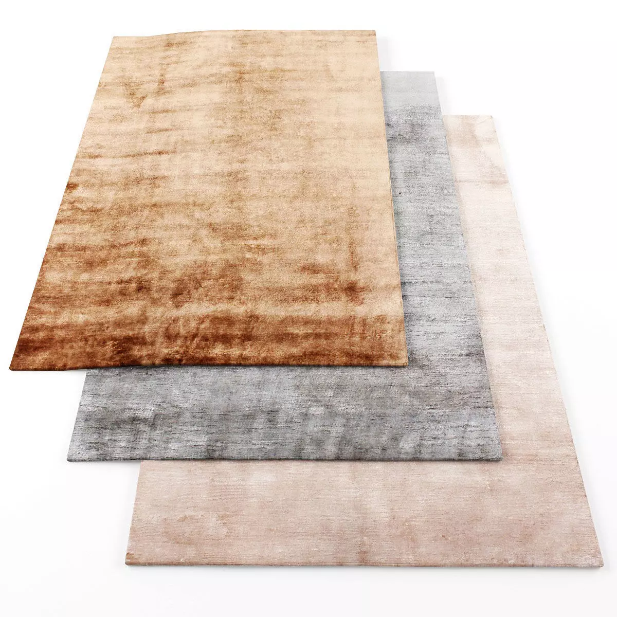 Rugs-1116 three rugs Low-poly 3D model_0