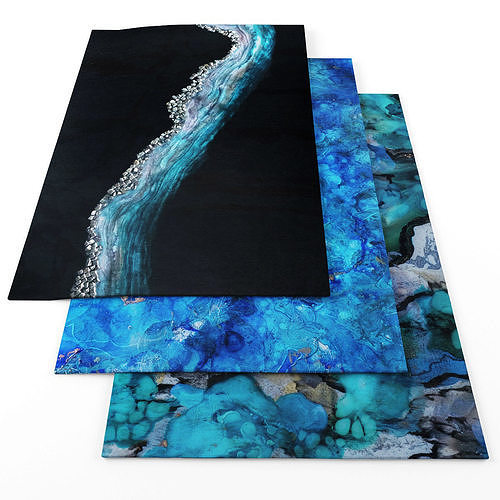 Rugs-1114 seascapes - Low-poly 3D model
