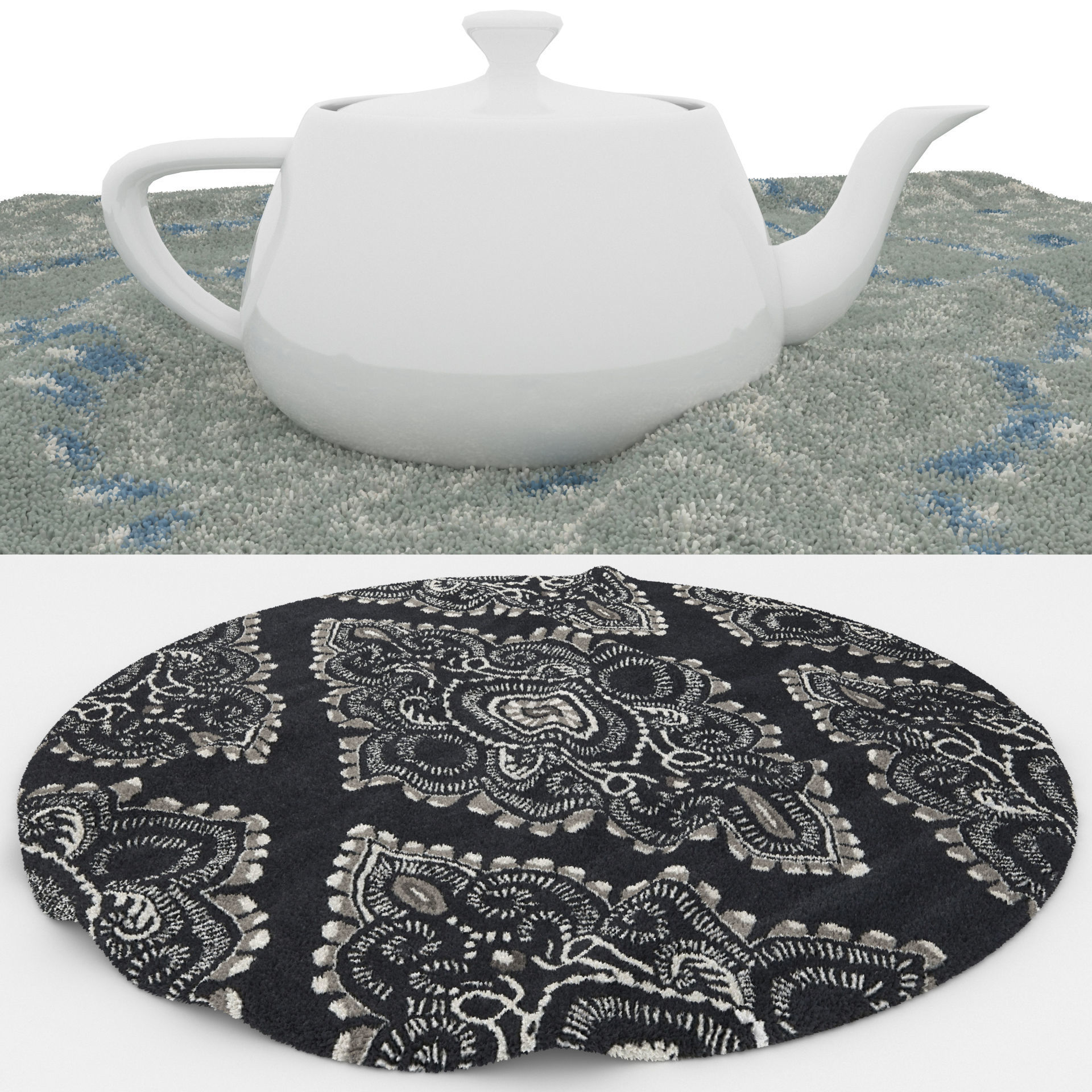 Rugs No 90 Low-poly 3D model_1