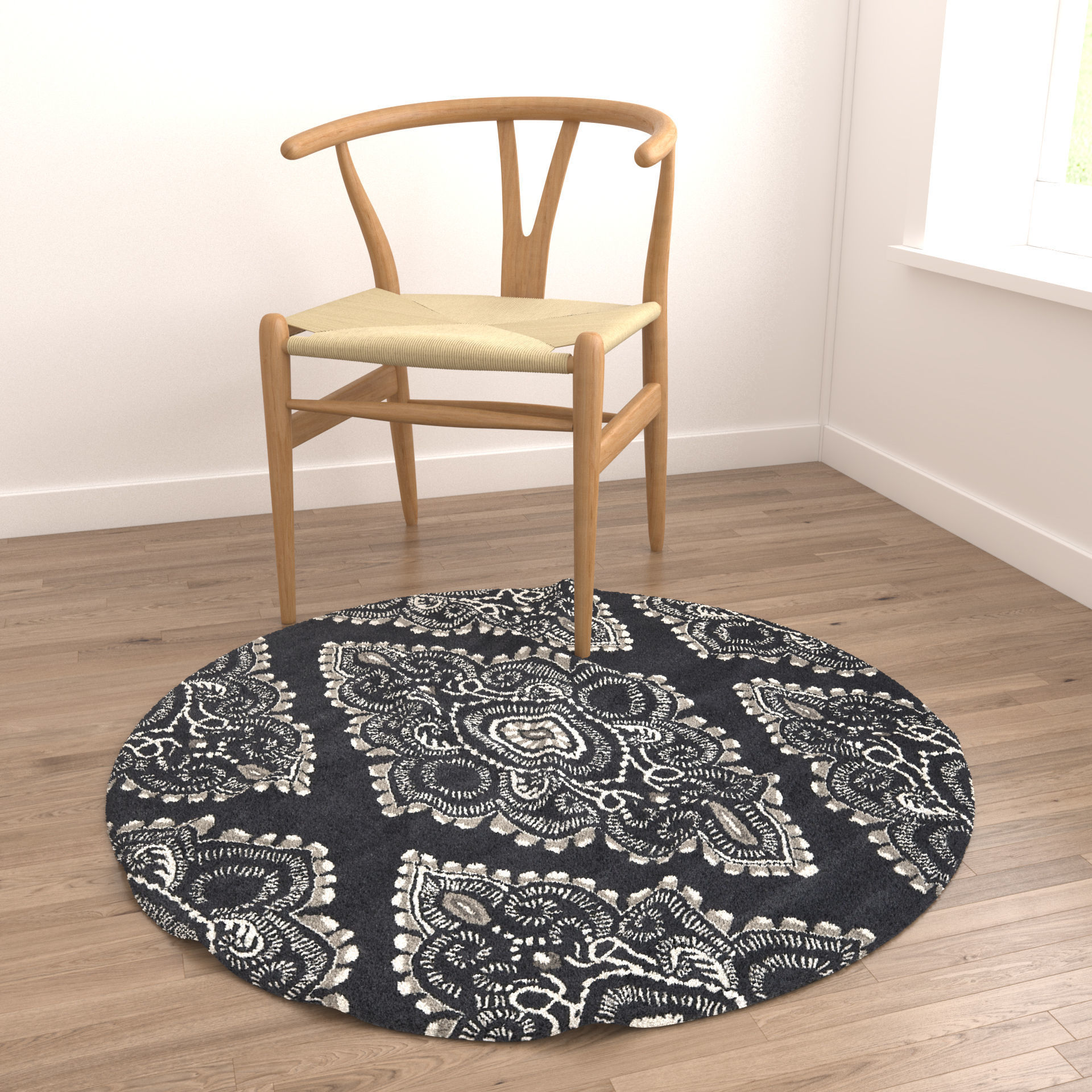 Rugs No 90 Low-poly 3D model_7