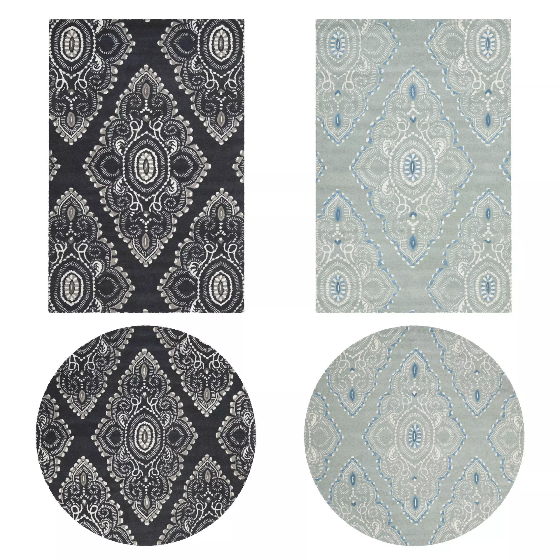 Rugs No 90 Low-poly 3D model_0