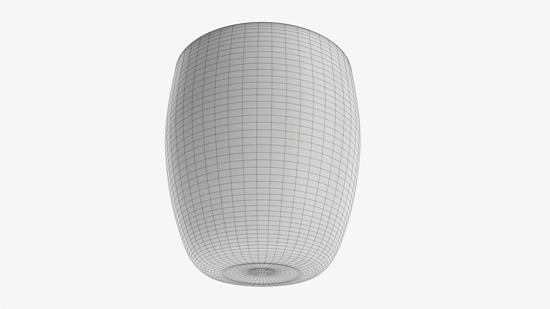 Transparent glass coffee mug without handle 01 3D model_8