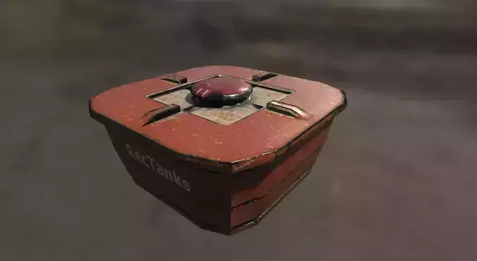 Tapered Rusted water tank