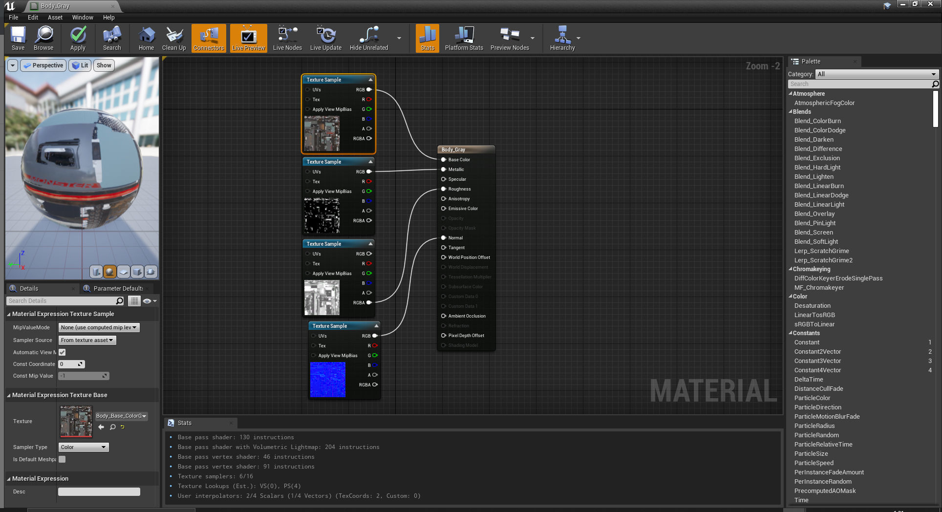 UE4 Pickup Truck Pack Vehicle Car Low-poly 3D model_5