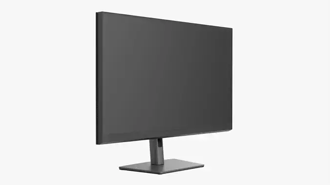 LCD monitor 32-inch 3D model