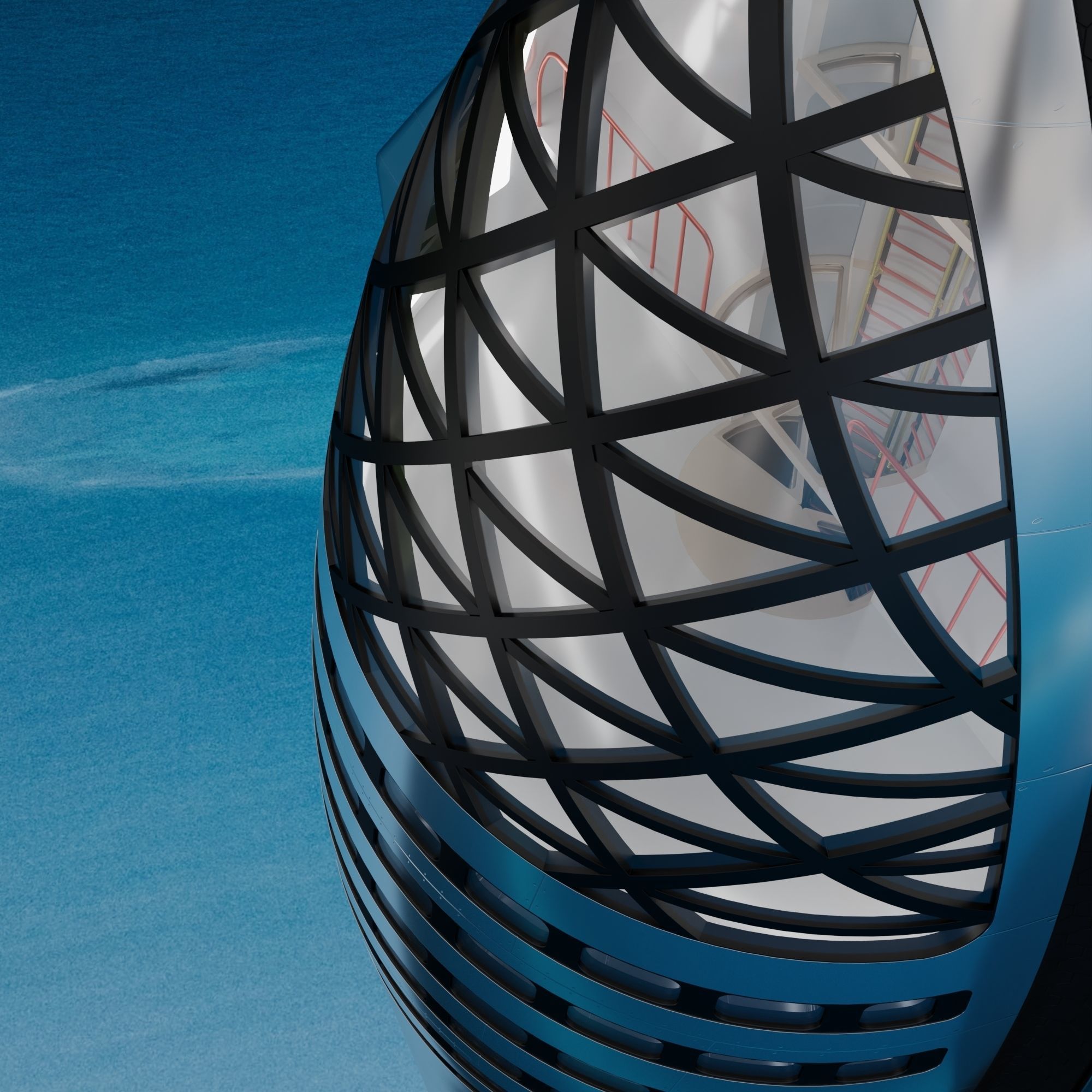 SpaceX Starship Crew Cargo and Tanker version 3D model_9