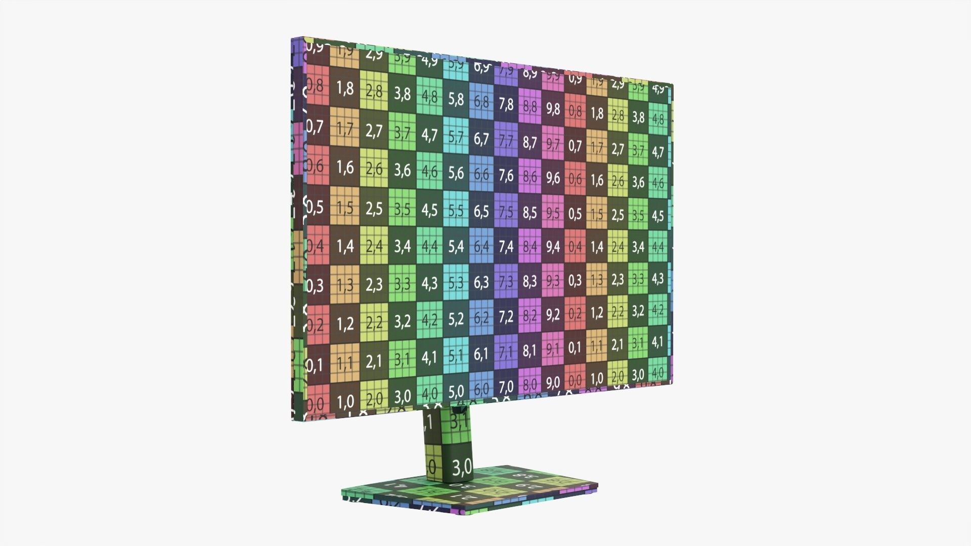 LCD monitor 24-inch 3D model_20