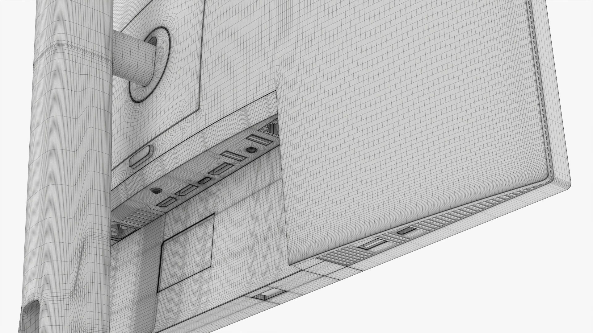 LCD monitor 24-inch 3D model_12