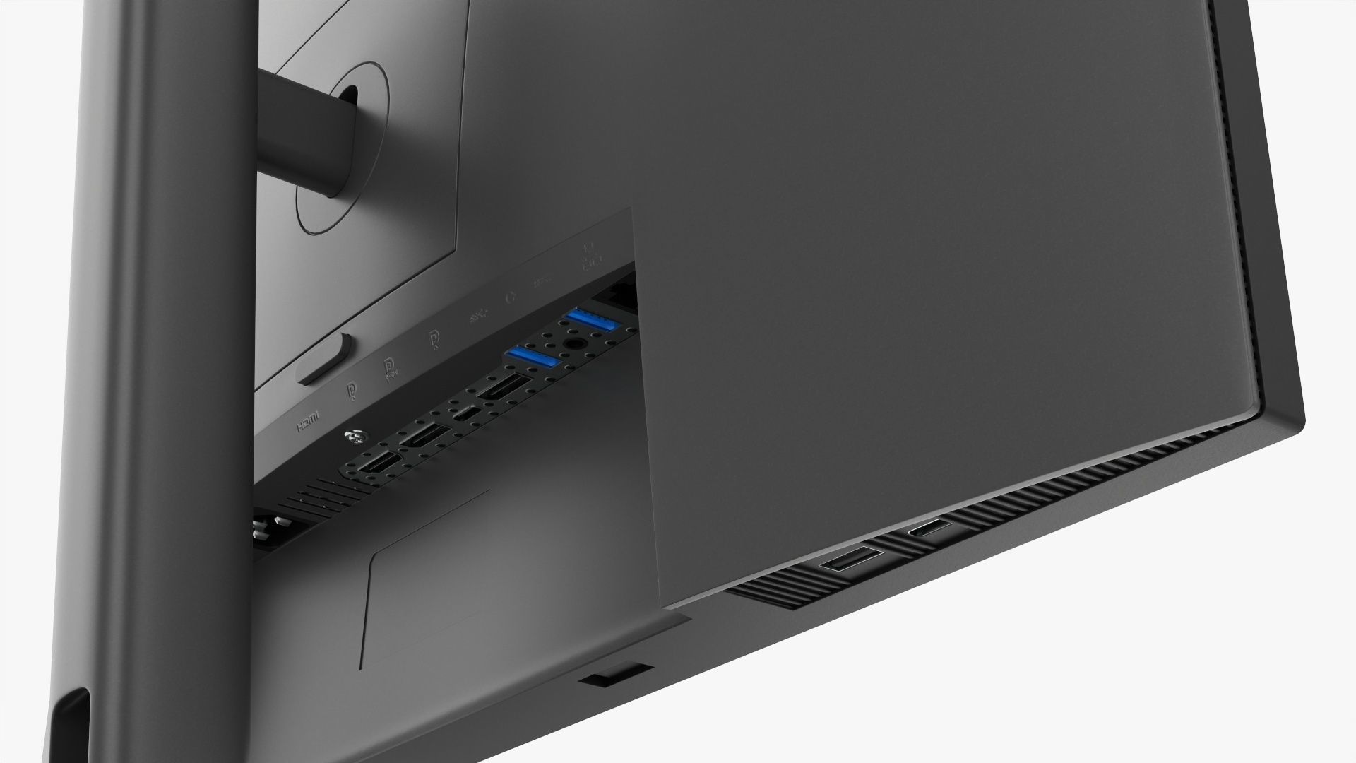 LCD monitor 24-inch 3D model_4