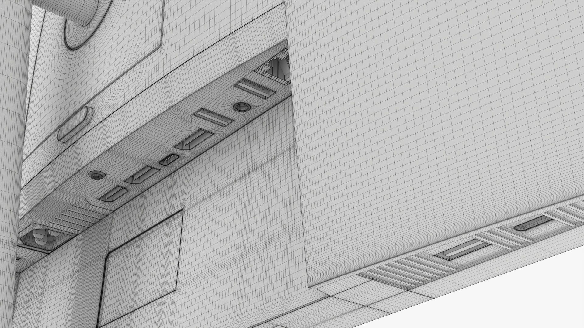 LCD monitor 24-inch 3D model_14