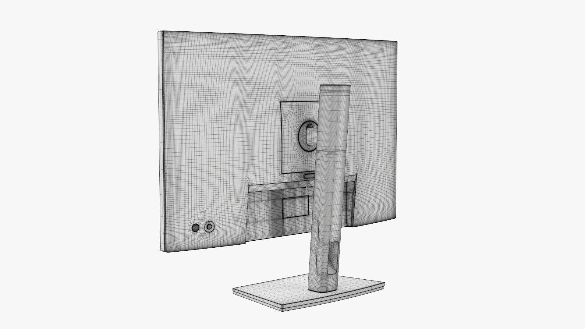 LCD monitor 24-inch 3D model_11