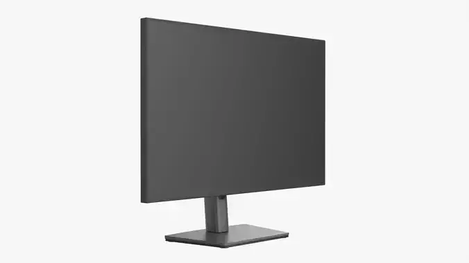 LCD monitor 24-inch 3D model