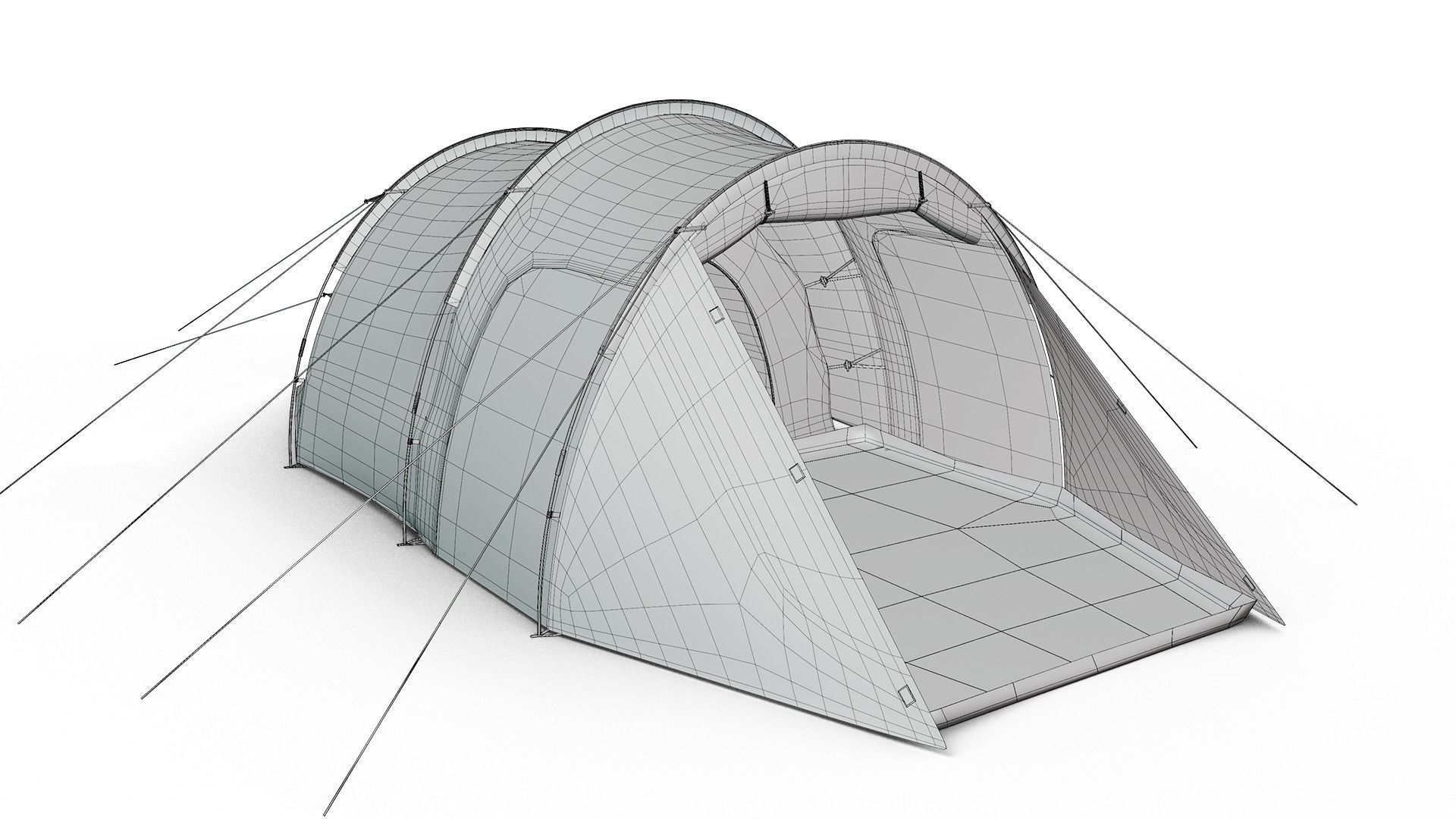 Camping Tent 3D model_6