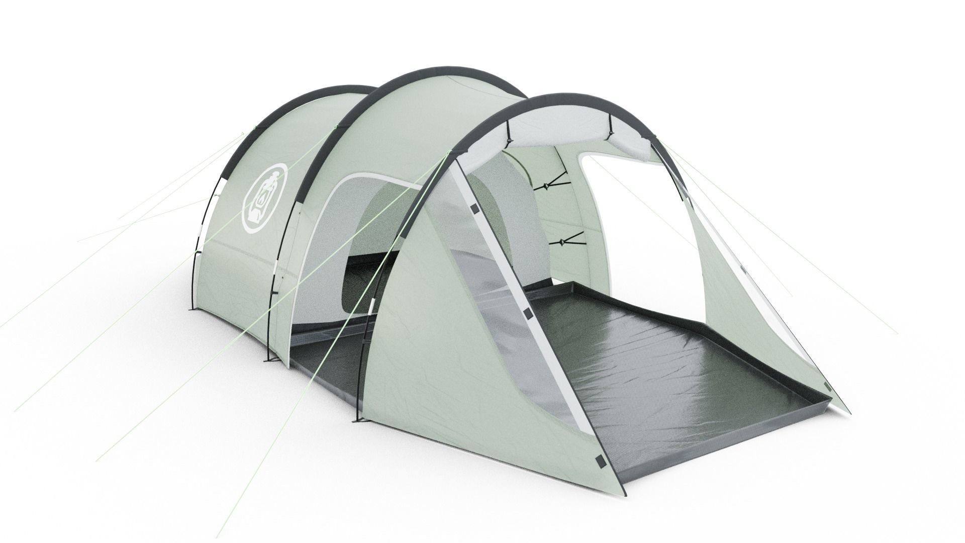 Camping Tent 3D model_2