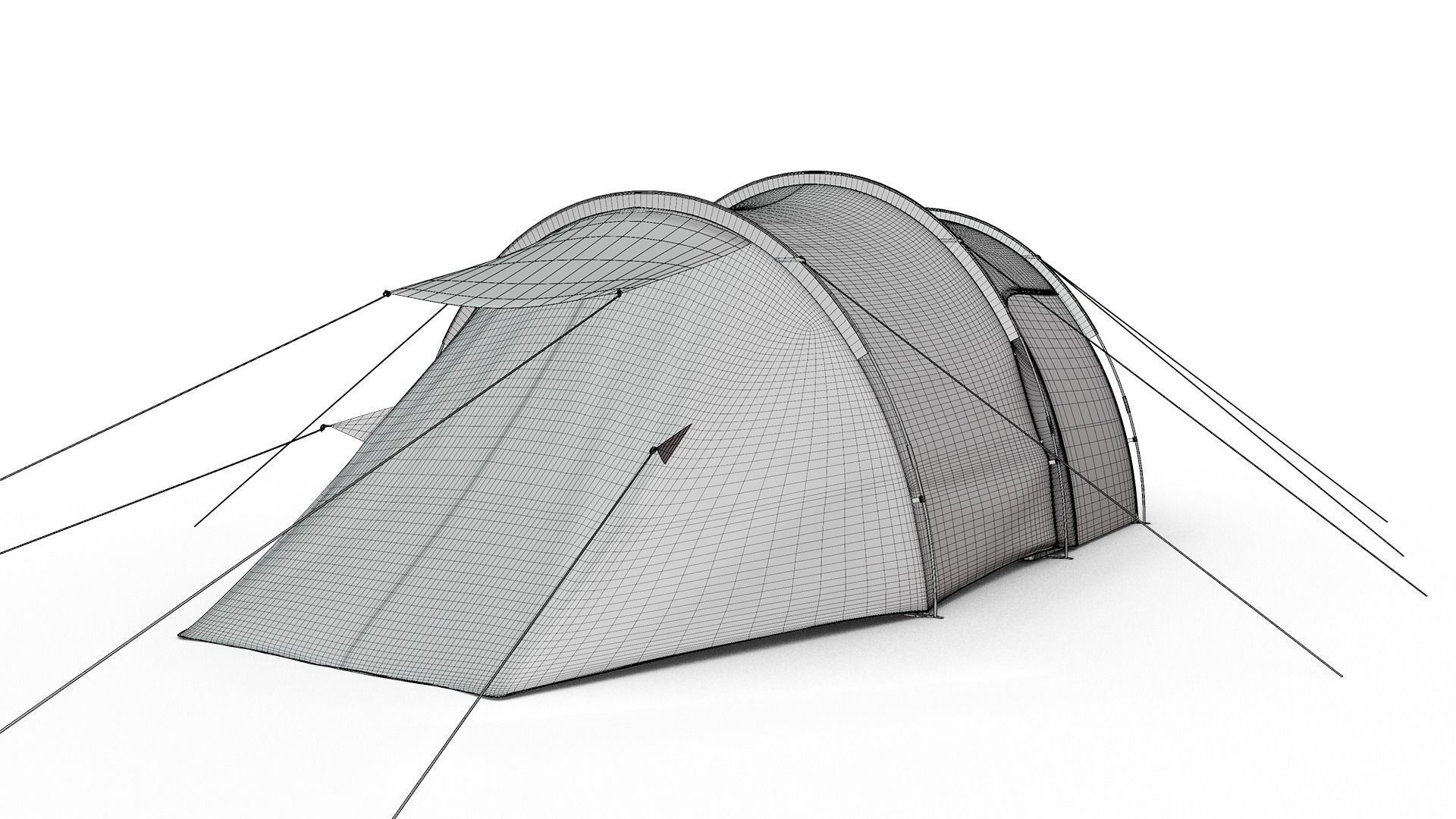 Camping Tent 3D model_11