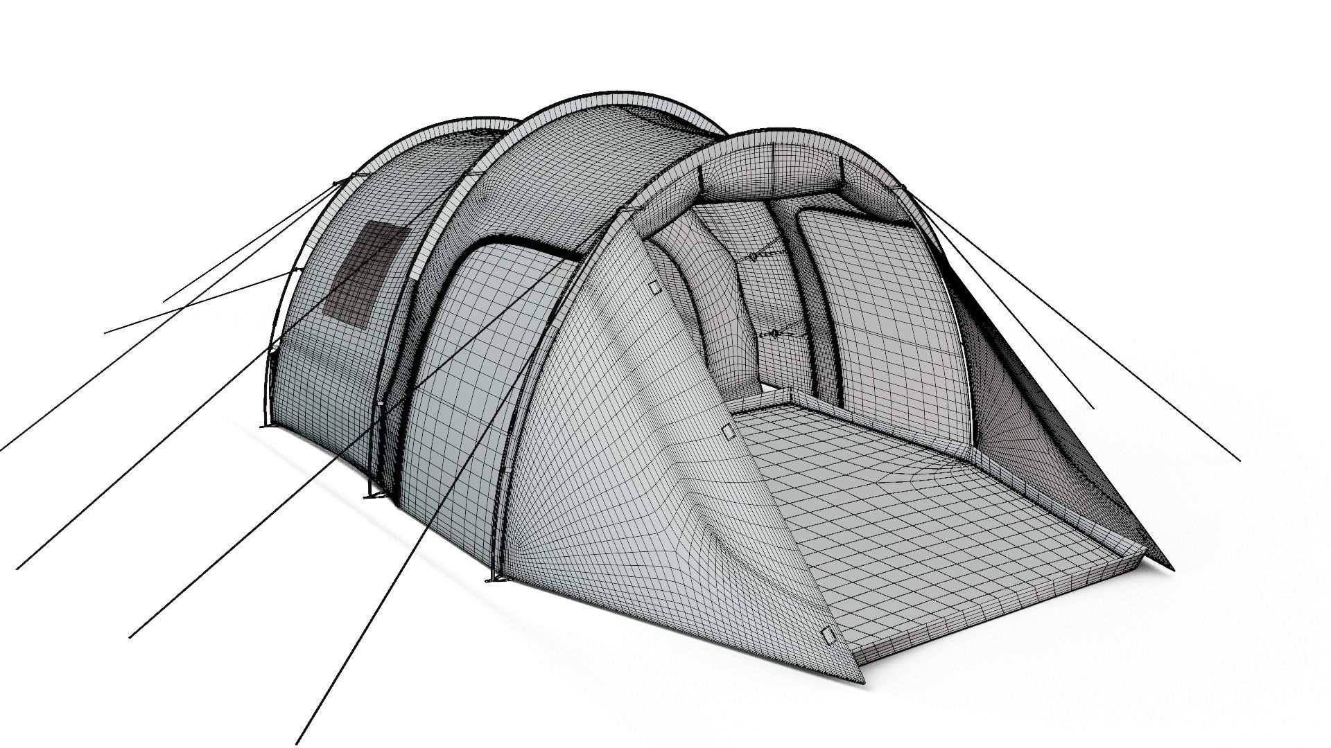 Camping Tent 3D model_7