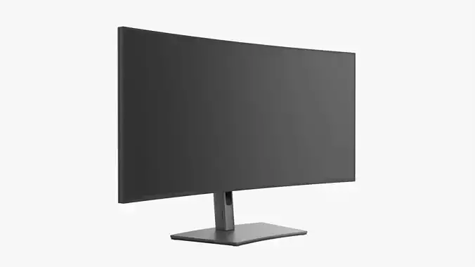 LCD curved 38-inch monitor