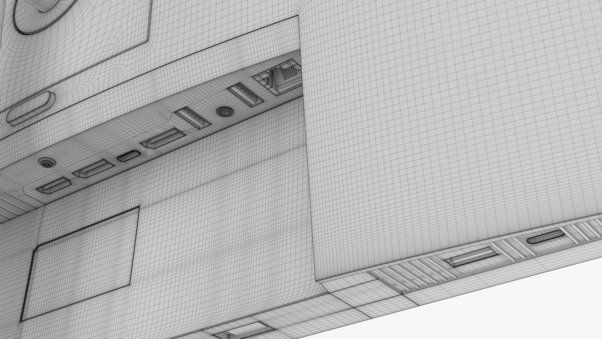 Dell Ultra Sharp LCD 24 inch monitor 3D model_13