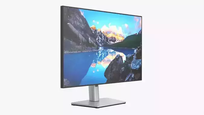 Dell Ultra Sharp LCD 24 inch monitor 3D model