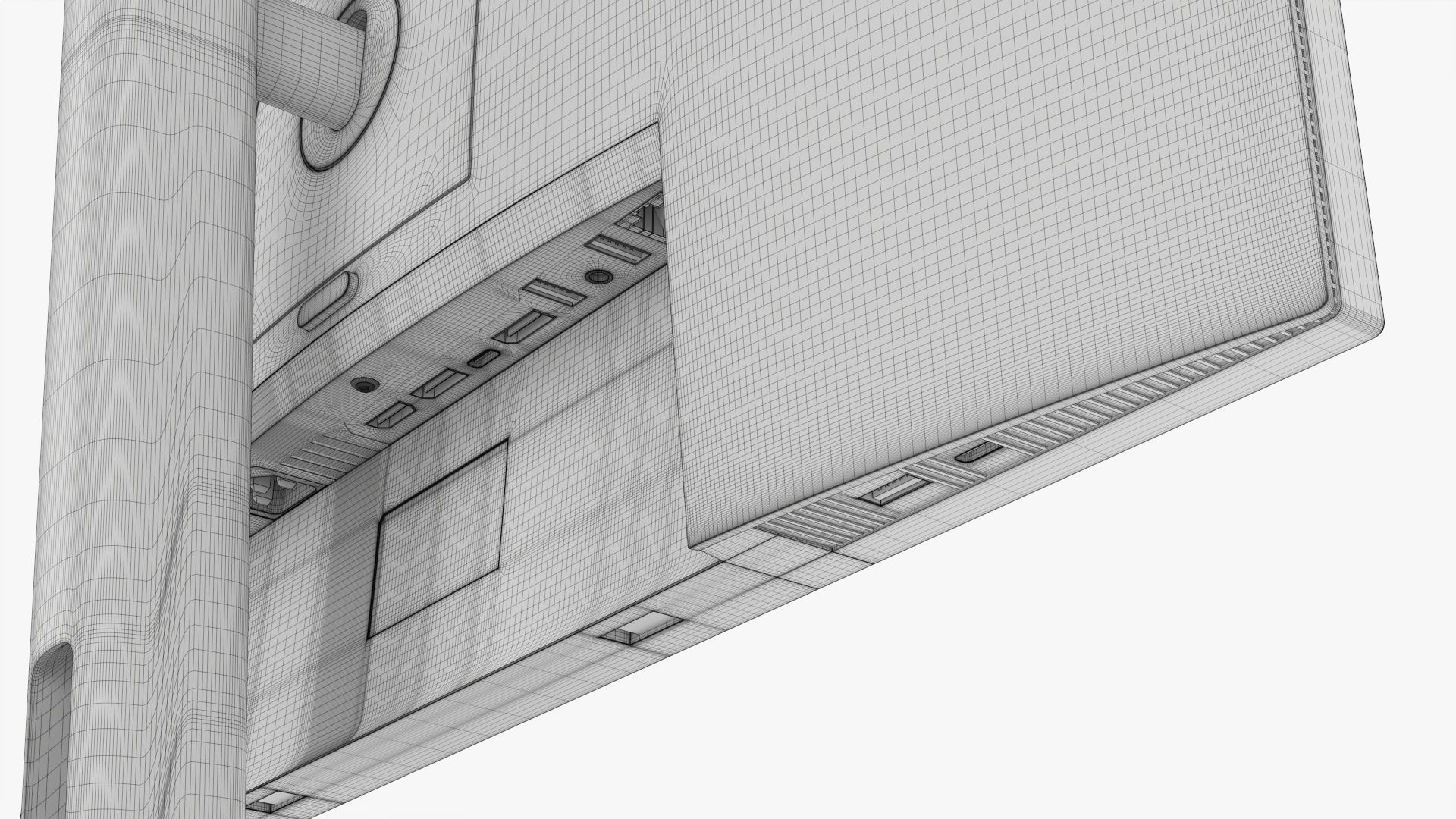 Dell Ultra Sharp LCD 24 inch monitor 3D model_11