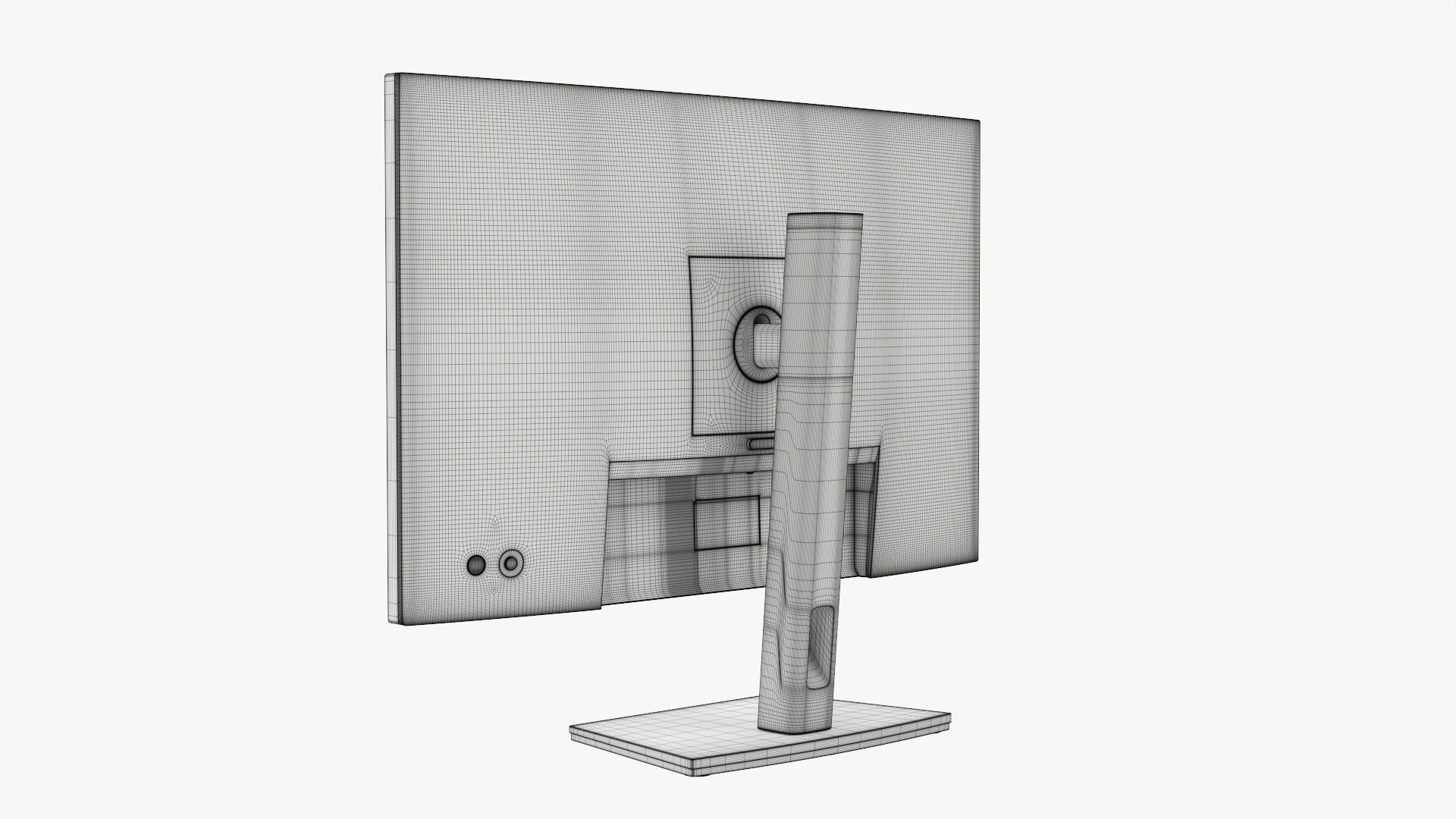 Dell Ultra Sharp LCD 24 inch monitor 3D model_10