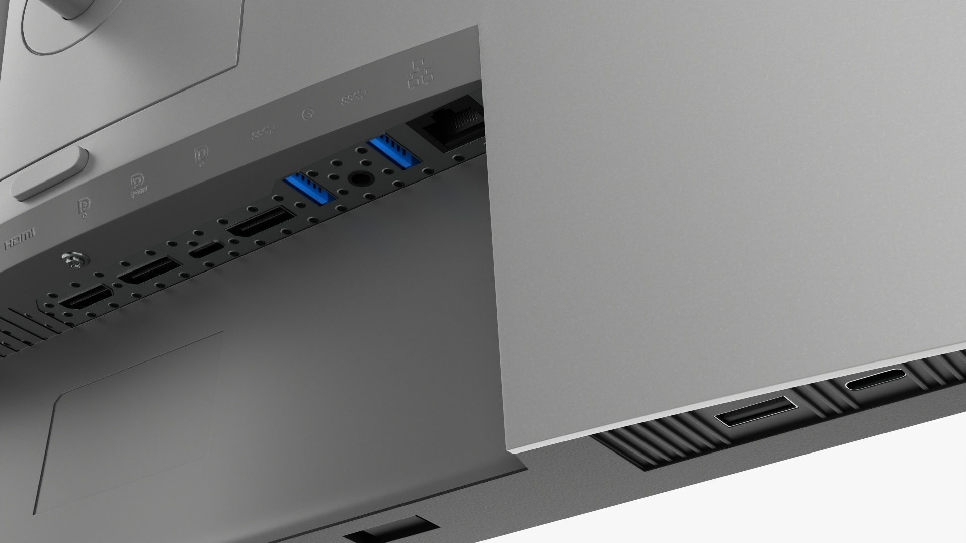 Dell Ultra Sharp LCD 24 inch monitor 3D model_7