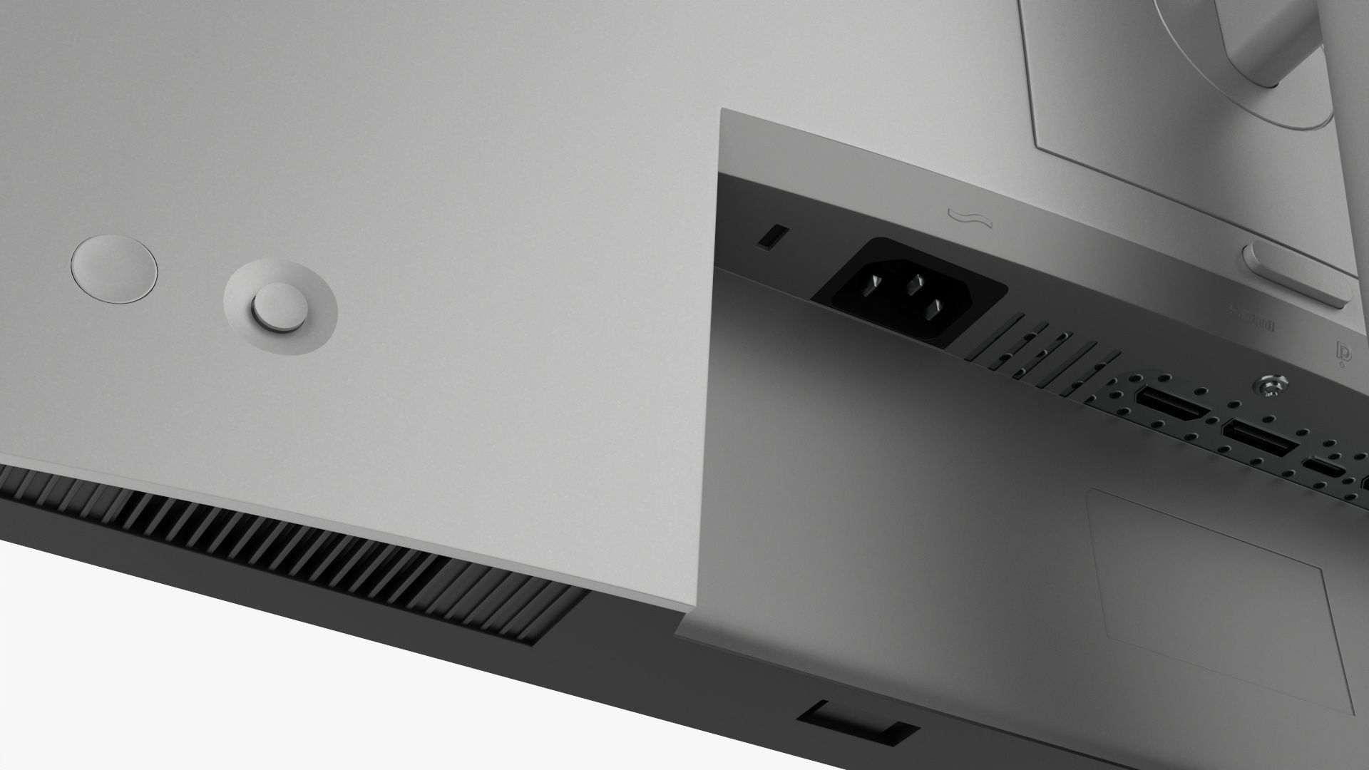 Dell Ultra Sharp LCD 24 inch monitor 3D model_8