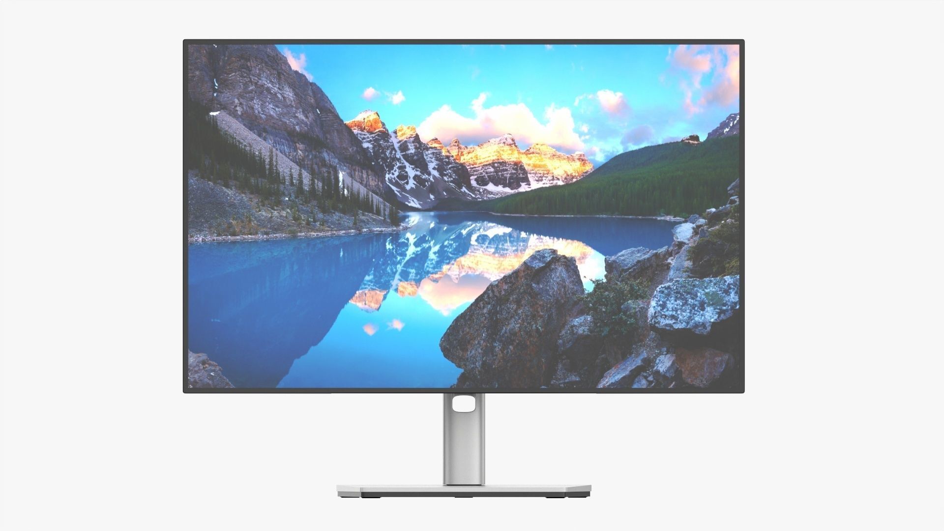 Dell Ultra Sharp LCD 24 inch monitor 3D model_1